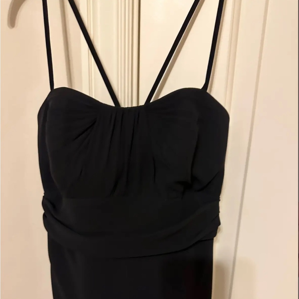 Floor length bridesmaids dress from David’s Bridal - size 4